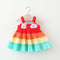 Baby Girl Summer Skirt Princess Dress Girl Rainbow Dress